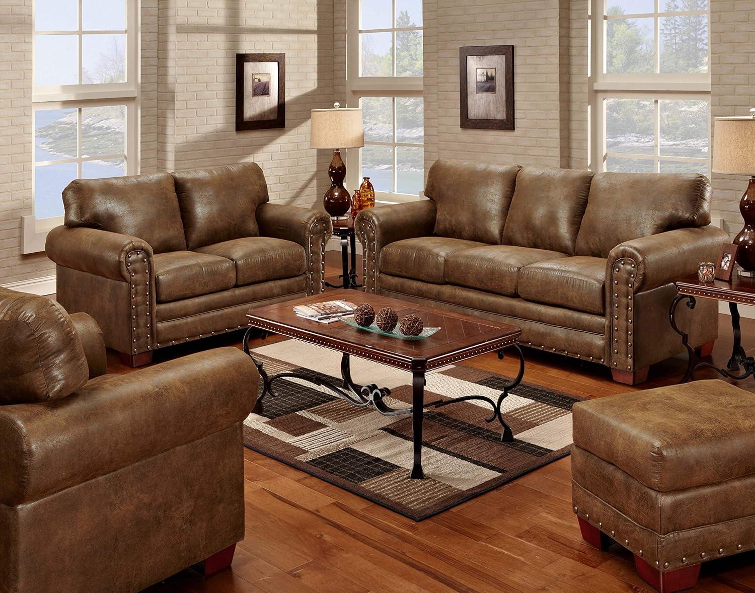 American Furniture Classics Model 8505-20 Buckskin Sleeper Sofa