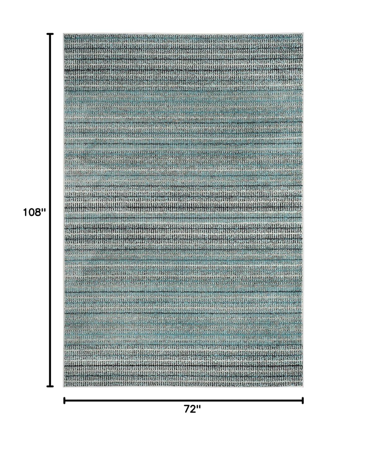 SAFAVIEH Skyler Constantina Striped Area Rug, Blue/Grey, 6' x 9'