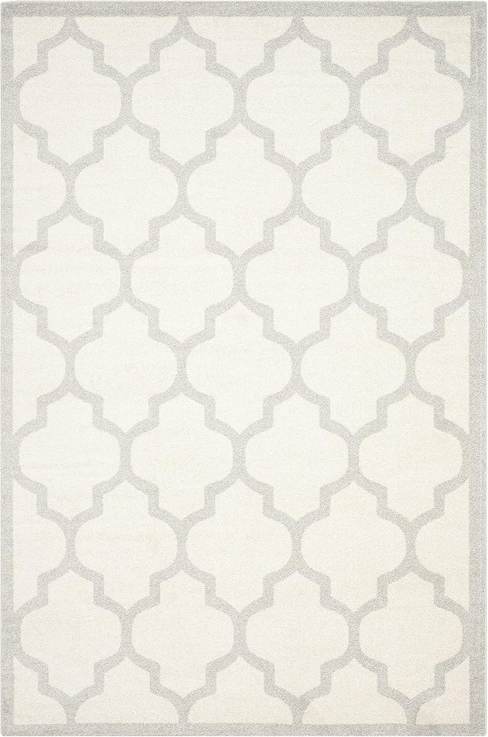 SAFAVIEH Amherst Roderick Geometric Area Rug, Beige/Light Grey, 10' x 14'