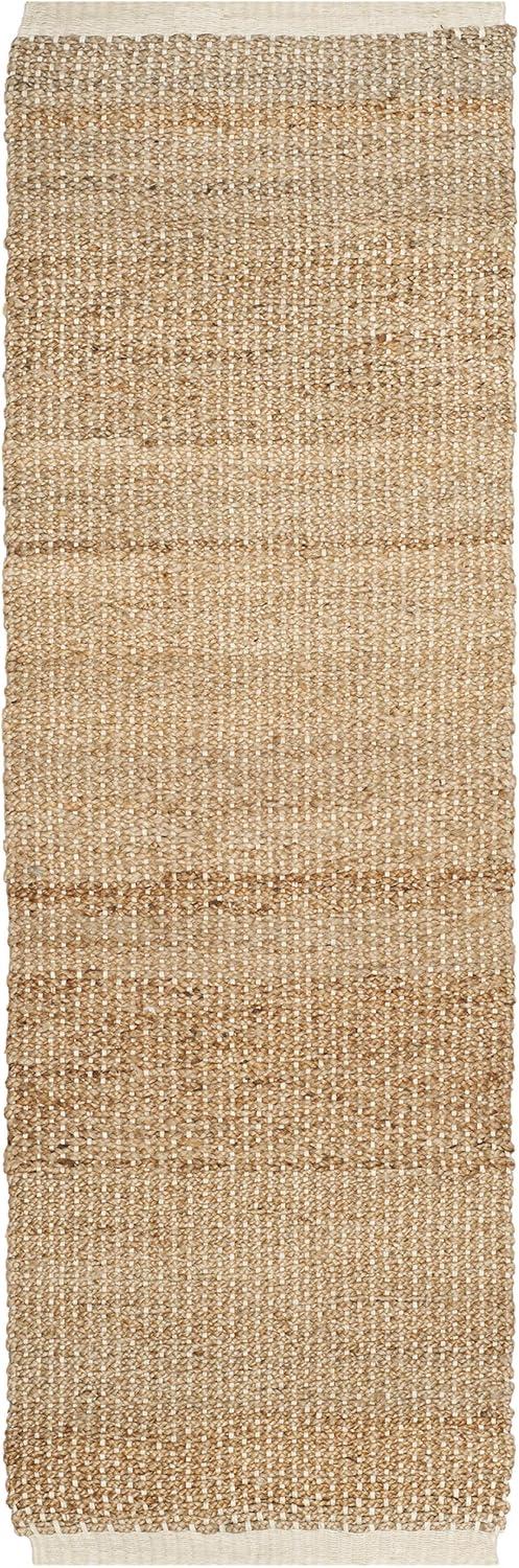Natural Fiber NF465 Hand Woven Runner Rug - Ivory/Natural - 2'6"x8' - Safavieh.