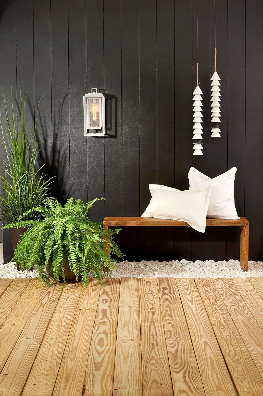 Republic Seeded Glass Outdoor Wall Mount Lantern