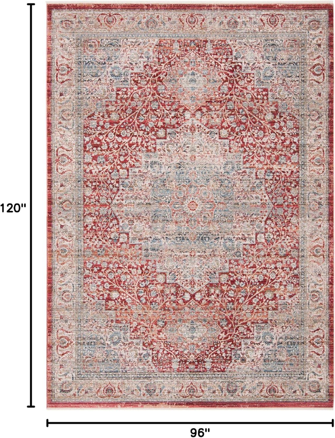 Kenitra KRA672 Power Loomed Area Rug - Blue/Ivory - 8'x10' - Safavieh.
