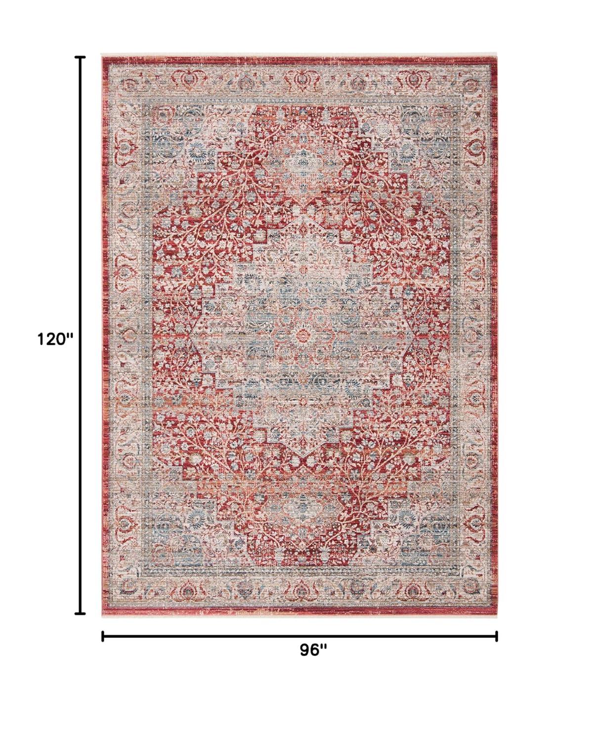 Kenitra KRA672 Power Loomed Area Rug - Blue/Ivory - 8'x10' - Safavieh.