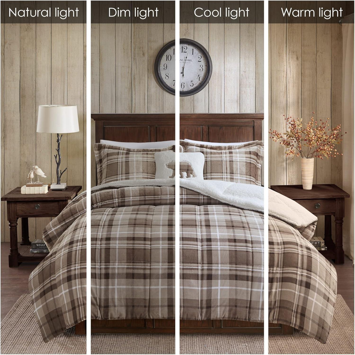 Woolrich Alton Plush to Sherpa Down Alternative Comforter Set