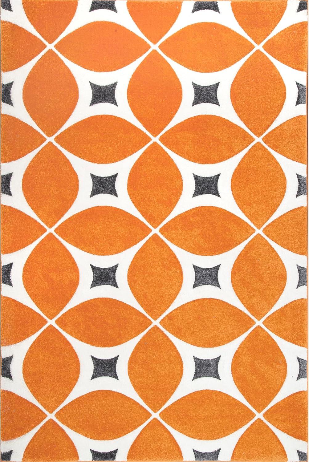 nuLOOM Gabriela Contemporary Accent Rug, 3' x 5', Deep Orange