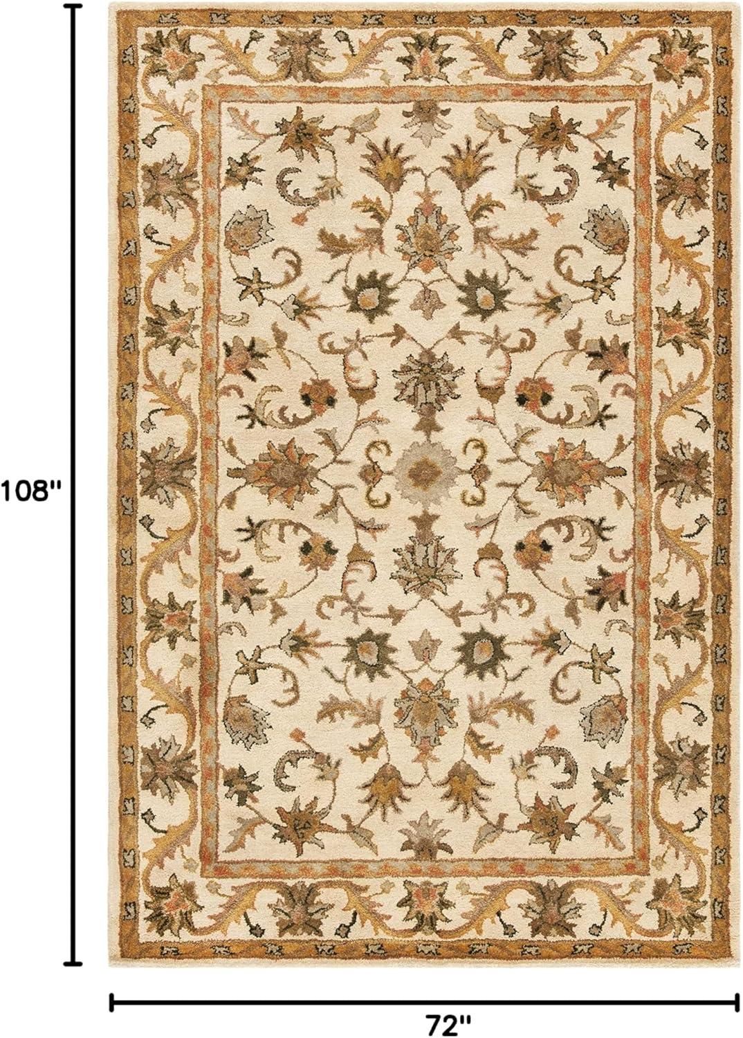 Antiquity AT52 Hand Tufted Indoor Area Rug - Gold - 6'x9' - Safavieh