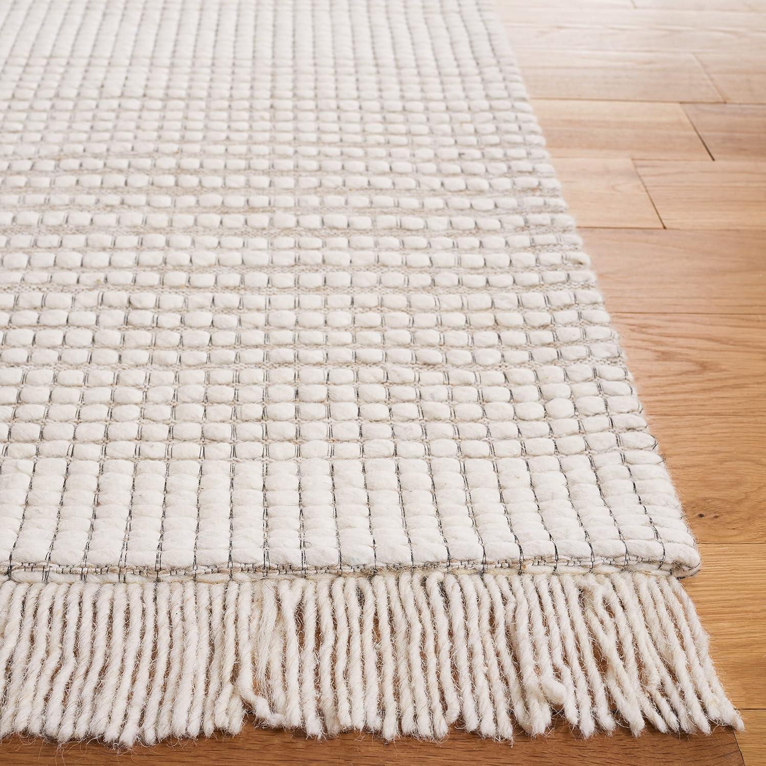 Marbella MRB208 Hand Woven Indoor Accent Rug - Ivory/Beige - 3'x5' - Safavieh