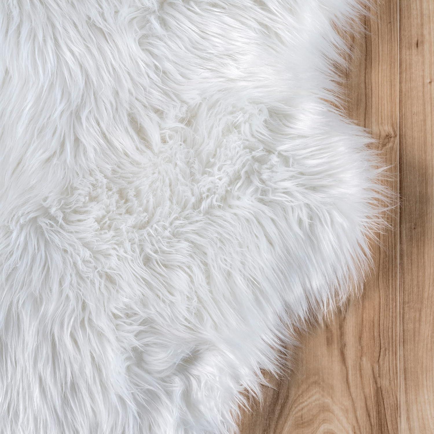 Nuloom Tianna Faux Sheepskin Shag Indoor Area Rug