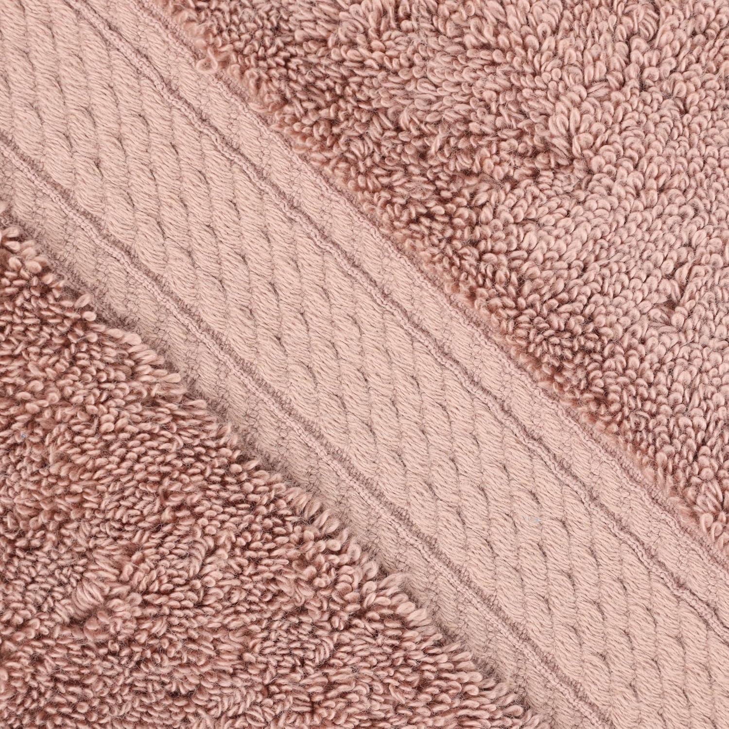 Superior Egyptian Cotton Heavyweight 9-Piece Towel Set, Muted Mauve