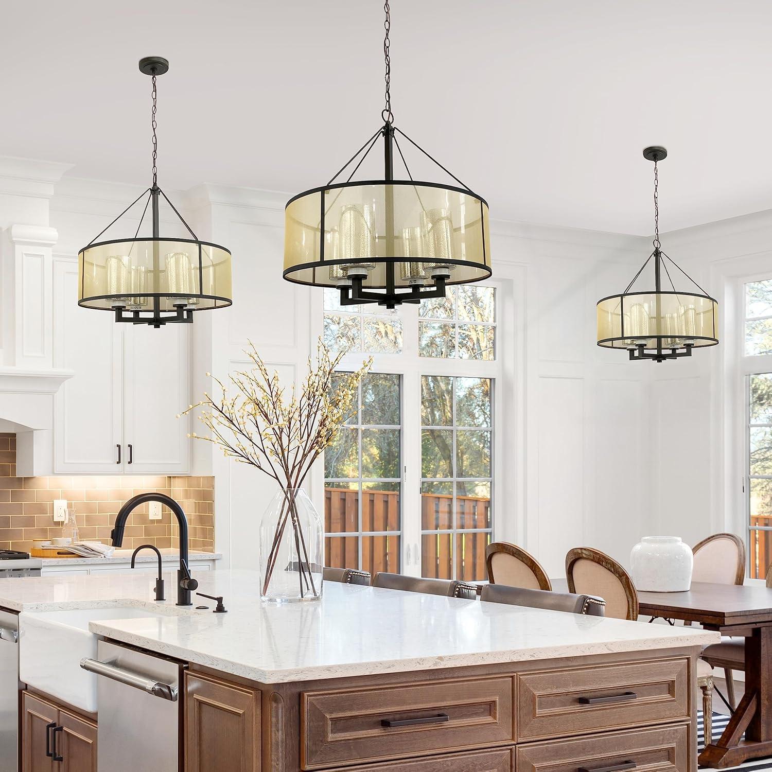 Elk Home Diffusion 4 - Light Chandelier in  Oil Rubbed Bronze