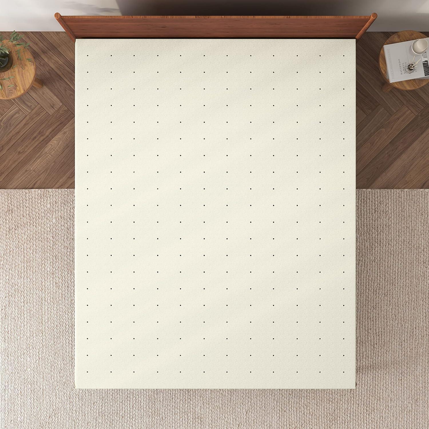 Nap Queen 4'' Ventilated Memory Foam Mattress Topper