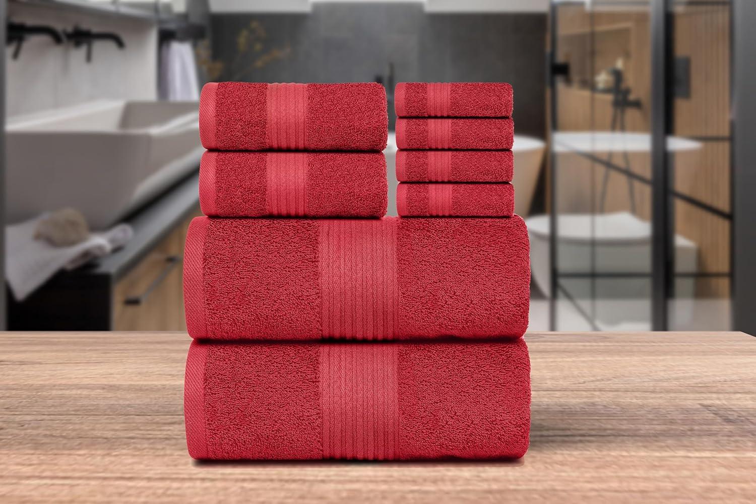 Madison Park Signature 800GSM Ultra-Soft 100% Cotton Absorbent Towel Set