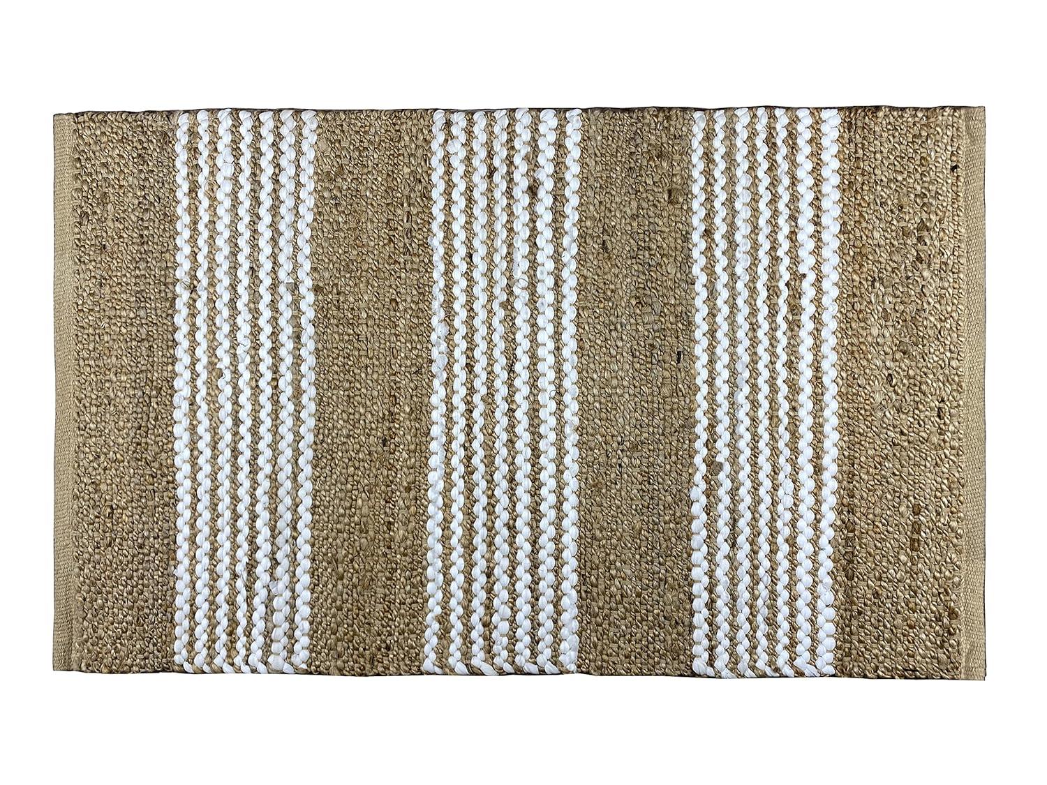 Bridgette Easy-Care Stain-Resistant Stripe Cotton Accent Rug 24" x 36"