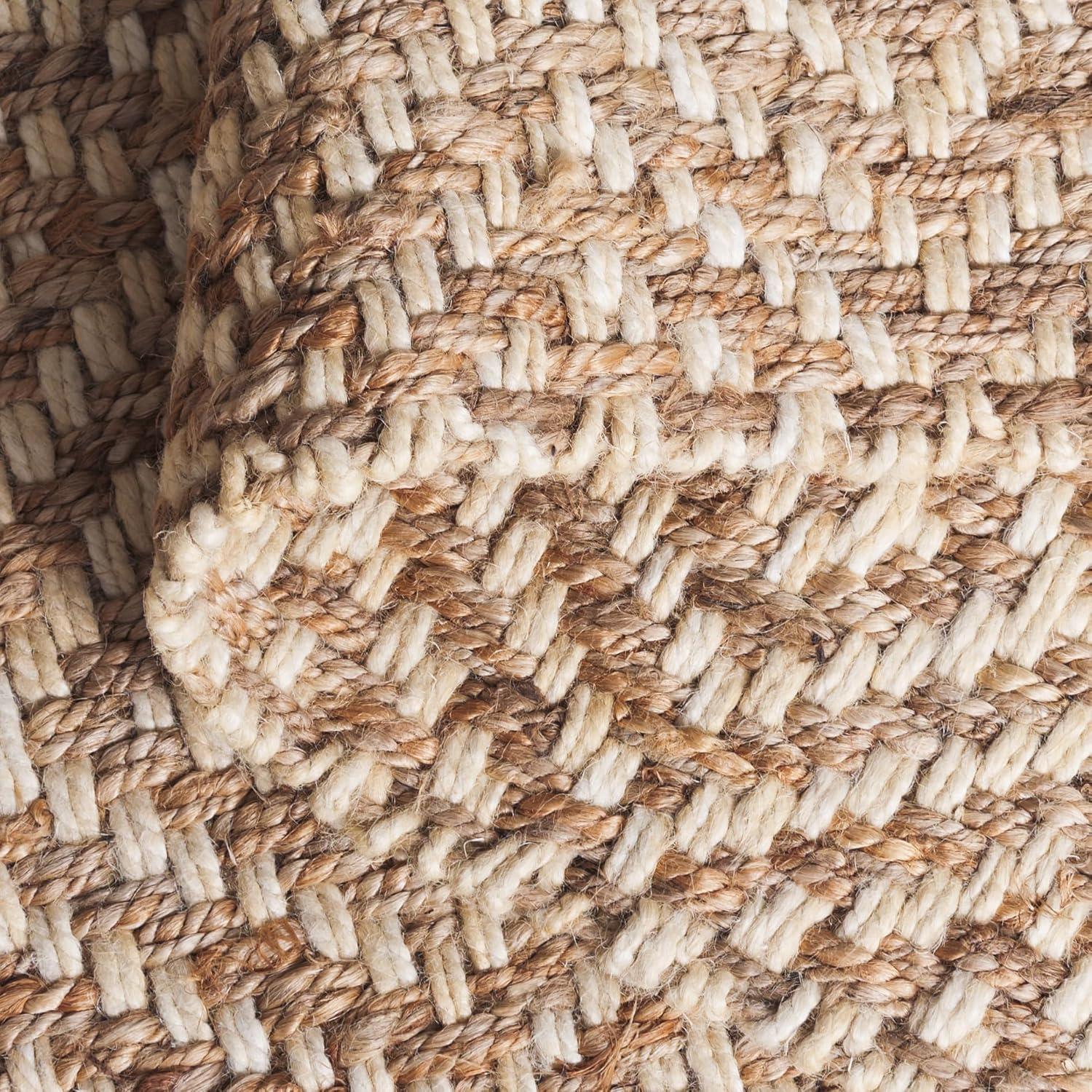 Natural Fiber NF261 Hand Woven Indoor Area Rug - Ivory/Natural - 6'x9' - Safavieh