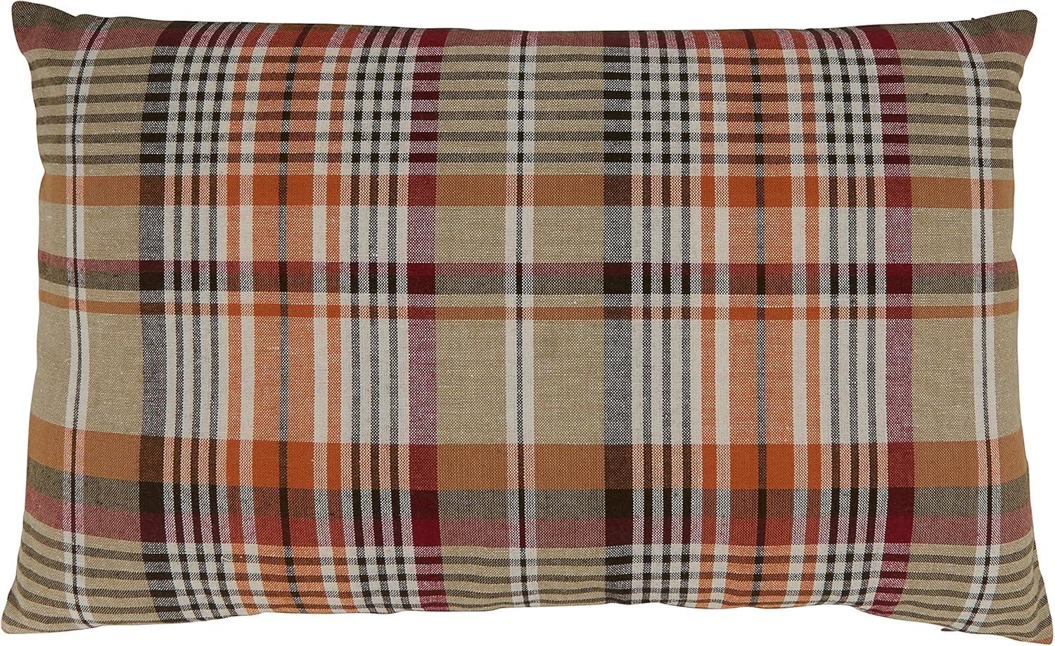 Helena Plaid Cotton Pillow Cover