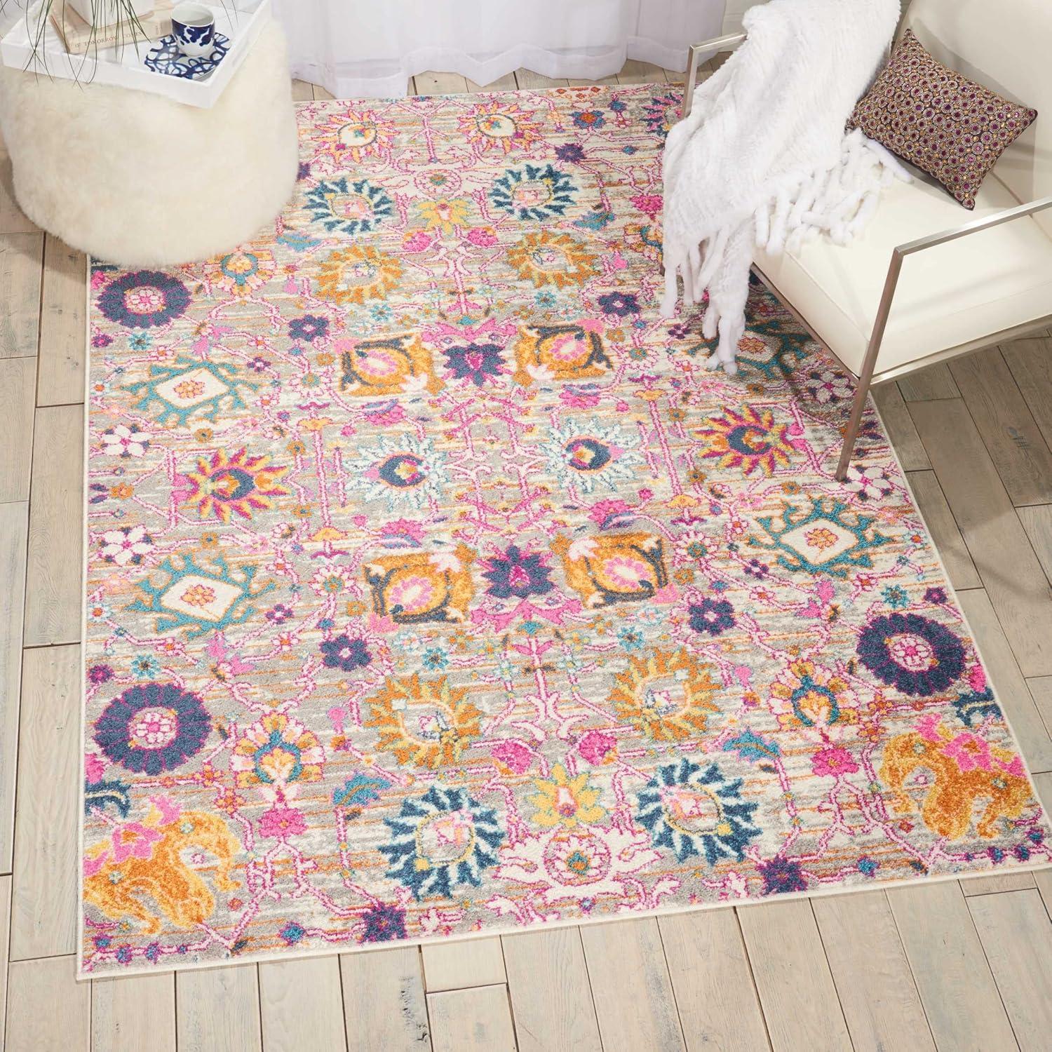Bungalow Rose Passion Floral Rug