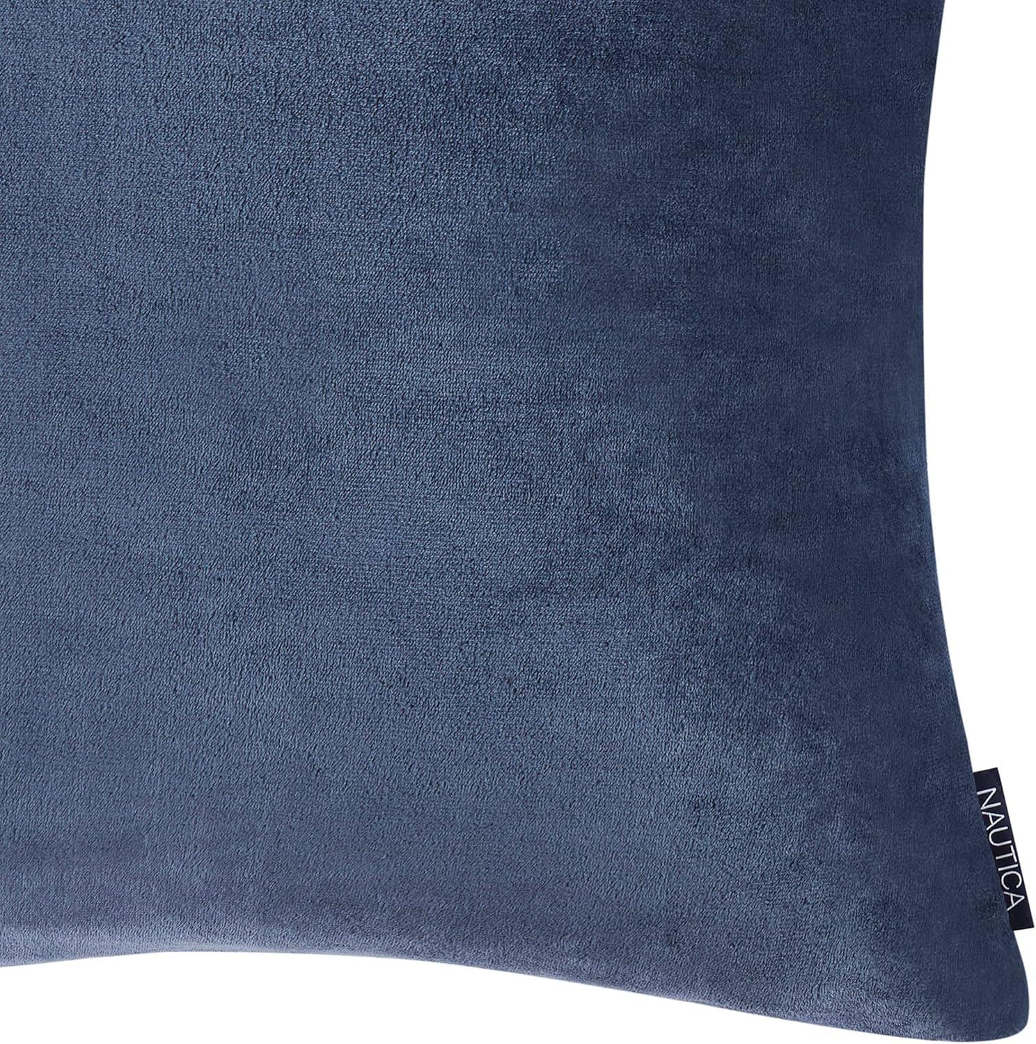 Navy Ultra Soft Plush Euro Sham with Zipper Closure