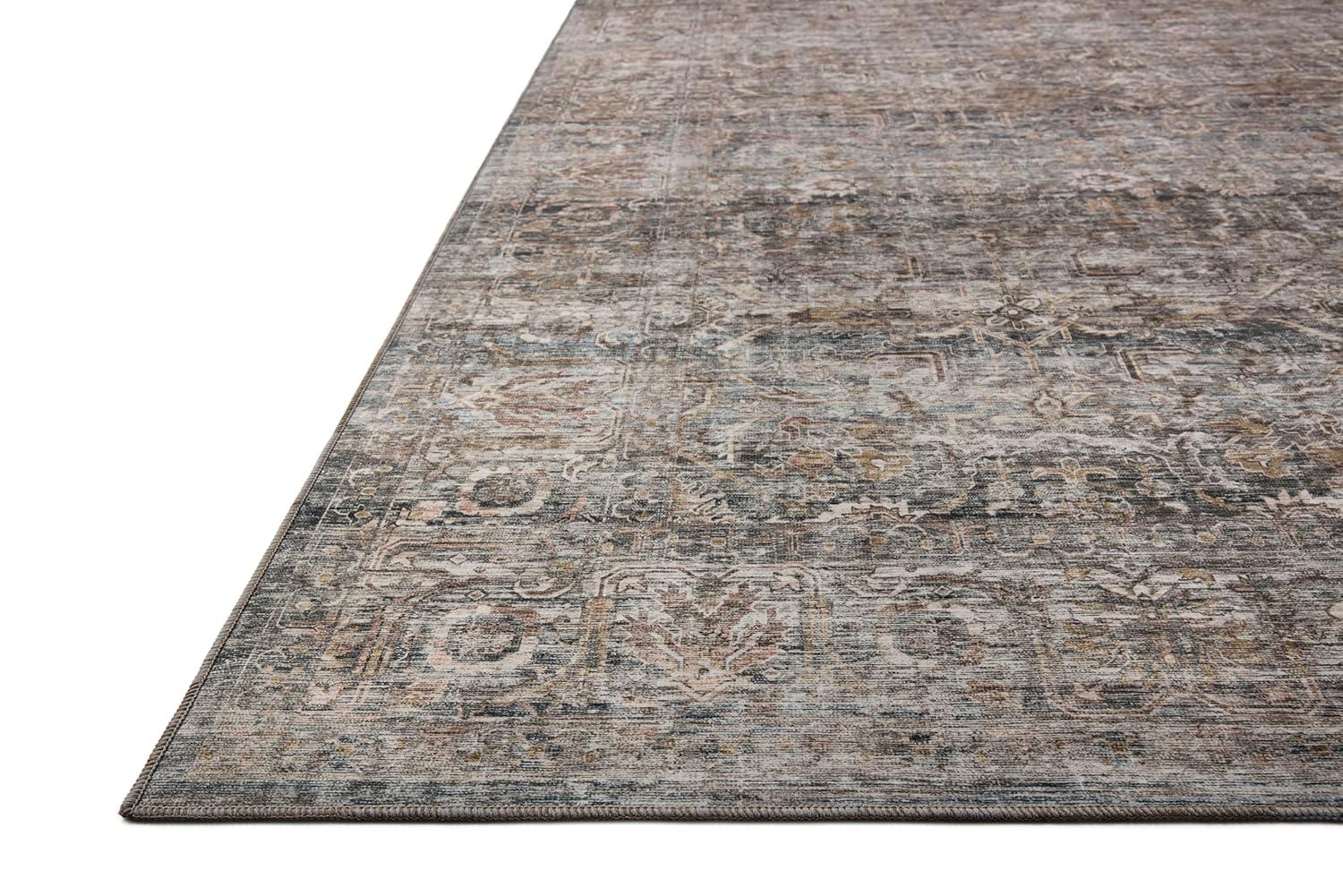 Amber Lewis x Loloi Amber Lewis x Loloi Machine Washable Josie Dove / Gold Area Rug