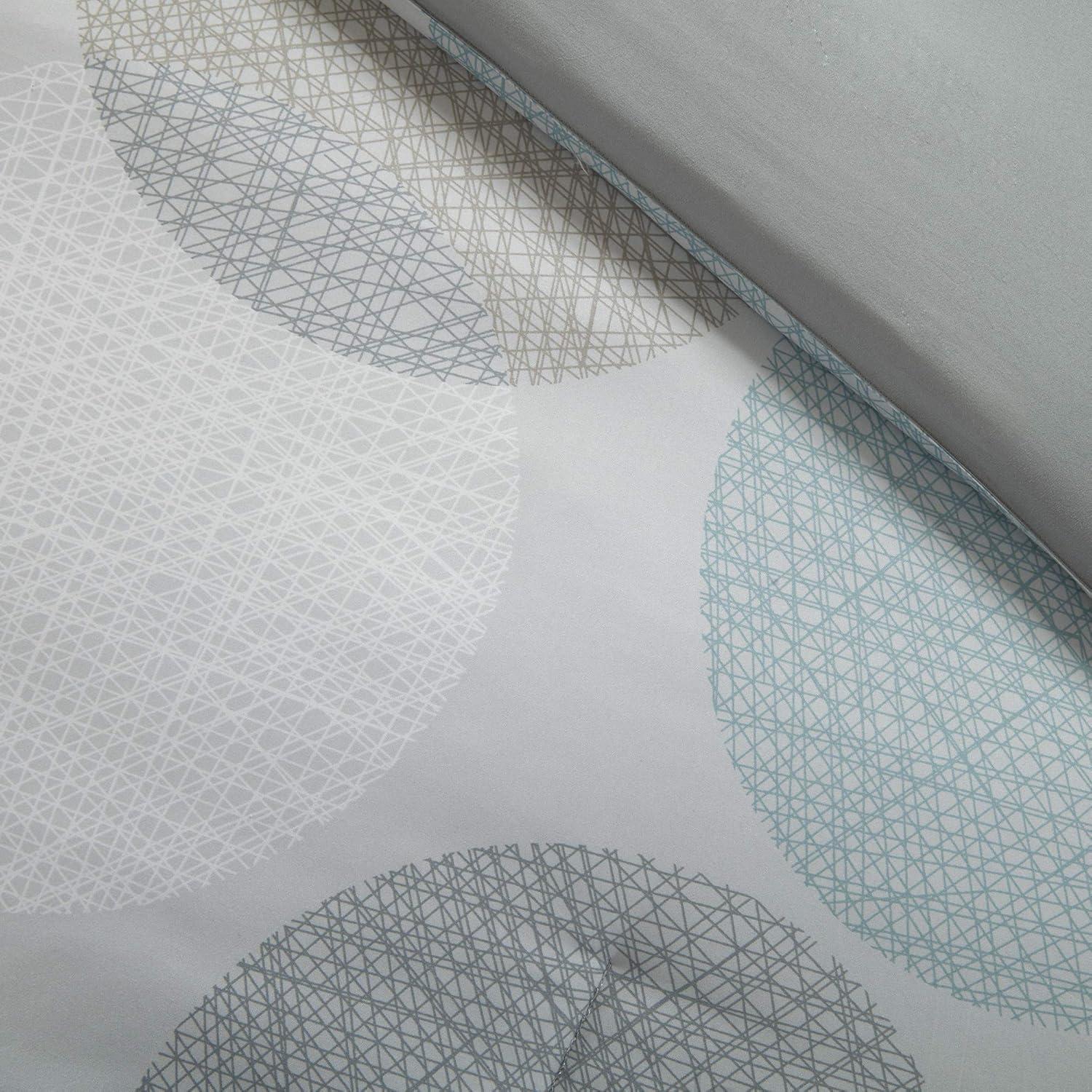 Cabrillo Complete Multiple Piece Comforter Set (Queen) 9-Piece - Aqua: Madison Park Bedding Ensemble with Embroidered Details