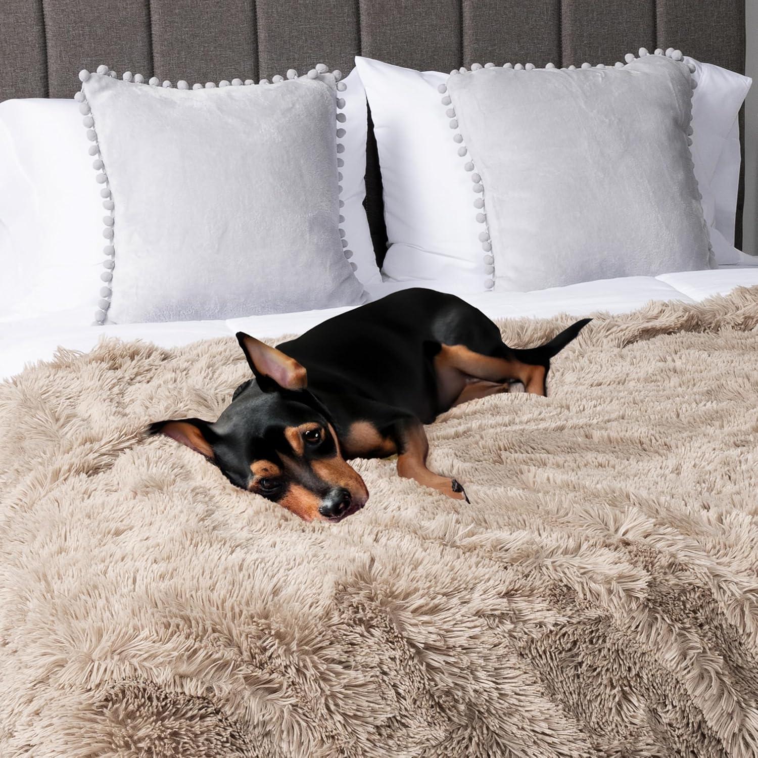 Faux Fur Sherpa Pet Blanket