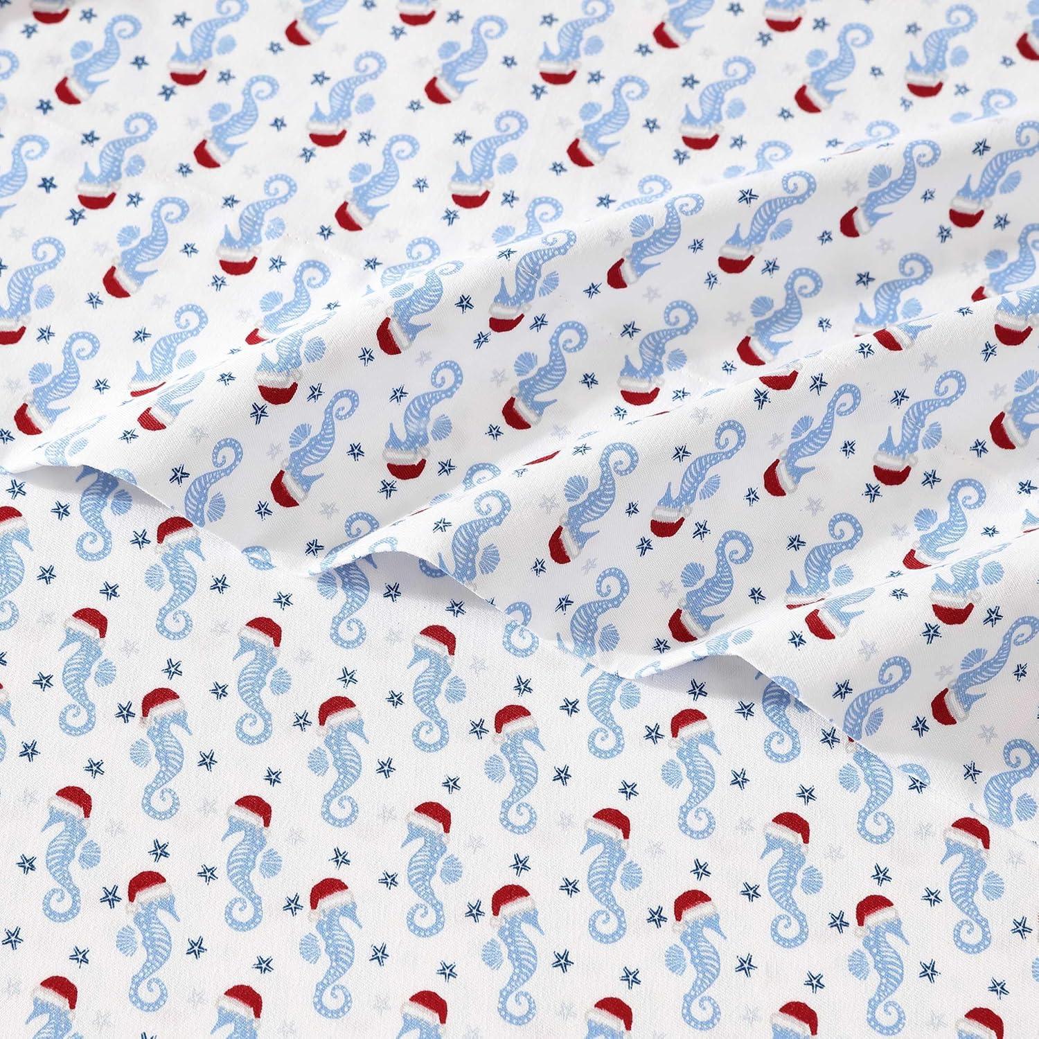 Nautica Nautica Cozy Brushed Flannel Printed Sheet Sets