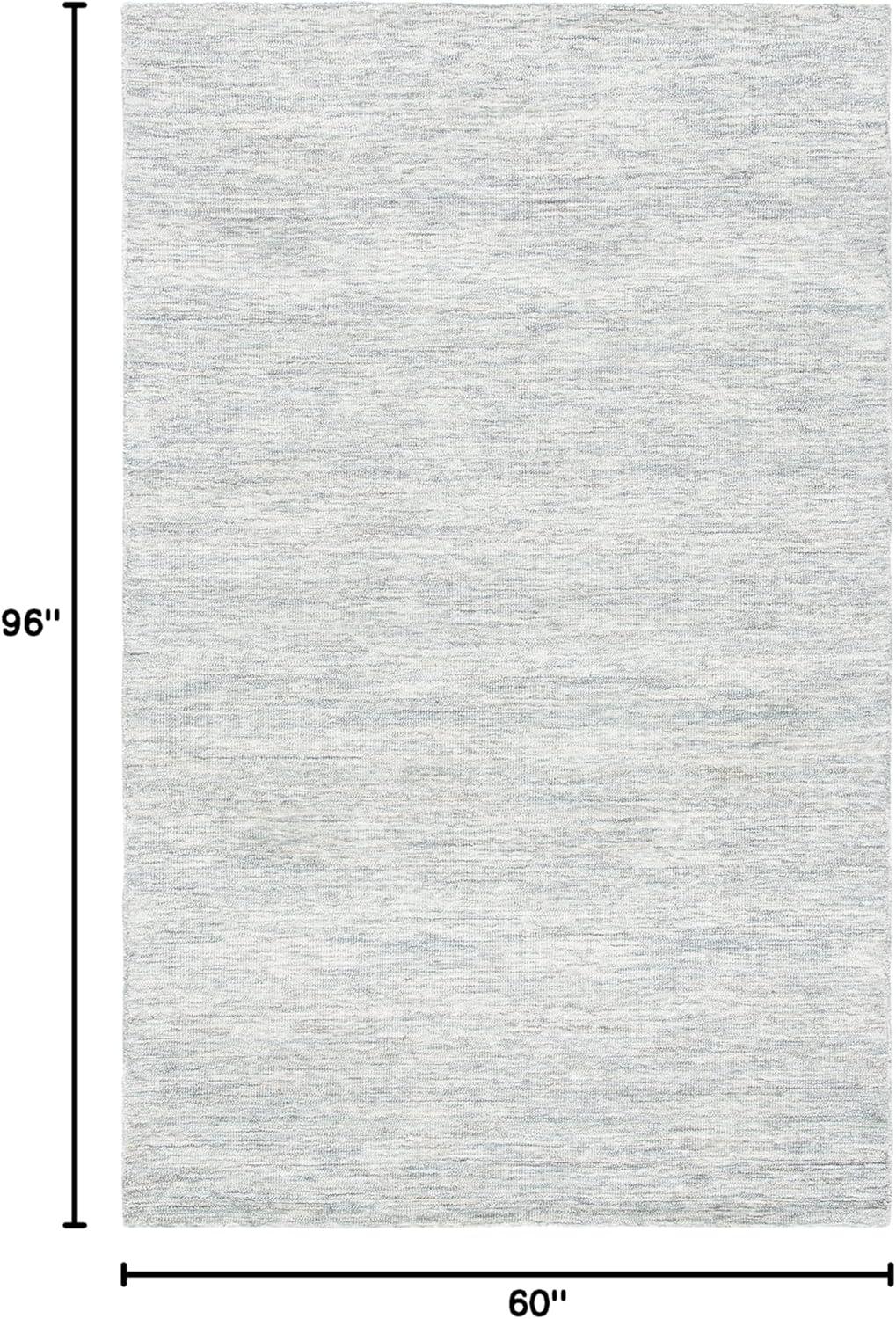 SAFAVIEH Metro Jaymes Distressed Area Rug, Sage/Ivory, 5' x 8'