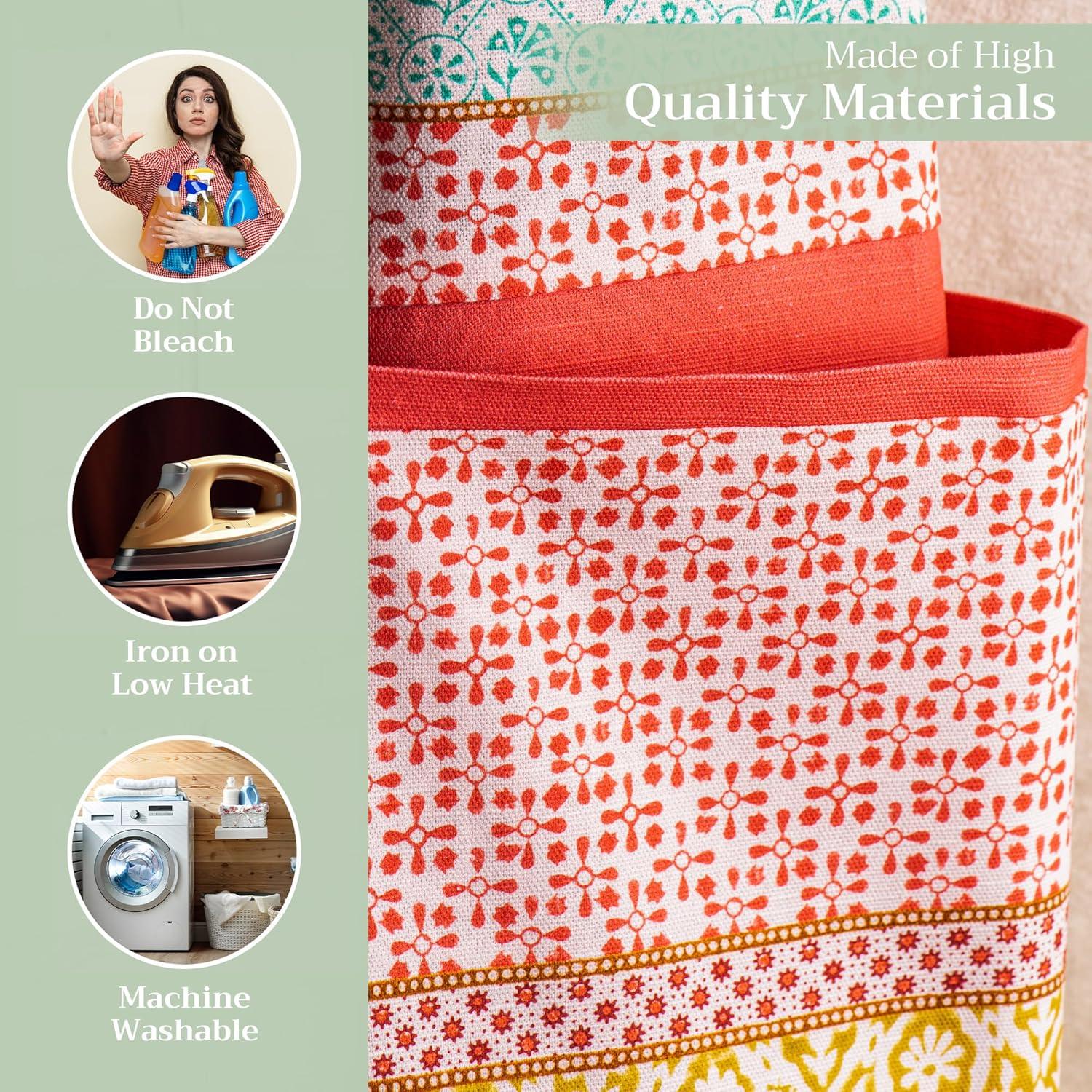 Maison d' Hermine 100% Cotton Apron for women with Pocket Kitchen Chef Apron for Men Cooking Gardening Server Waitress Maid