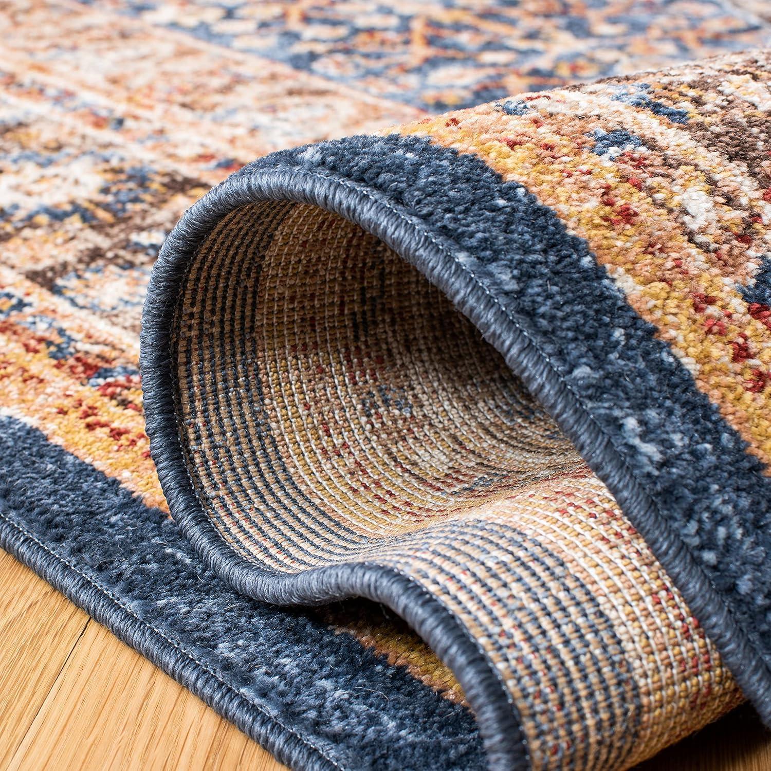Bijar BIJ652 Power Loomed Area Rug - Brown/Rust - 3'x3' - Safavieh.