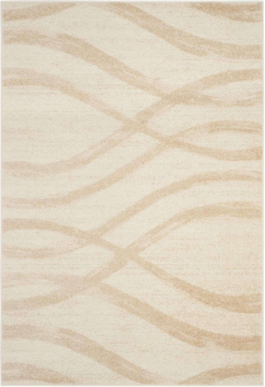 SAFAVIEH Adirondack Isidor Geometric Area Rug, Cream/Champagne, 9' x 12'