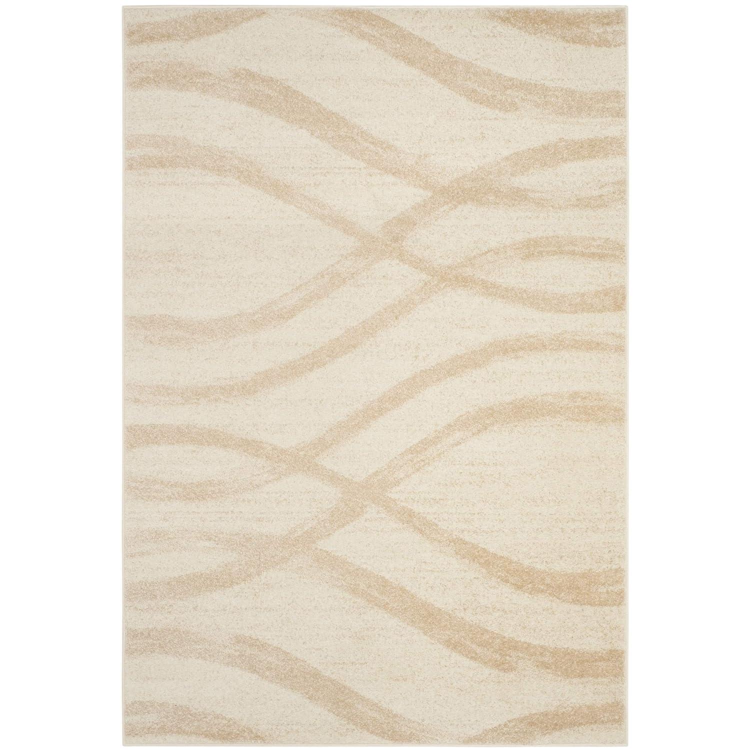 Adirondack ADR125 Machine Made Indoor Area Rug - Cream/Champagne - 9'x12' - Safavieh