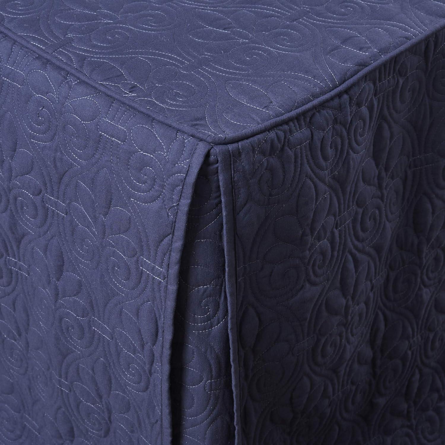 Madison Park Quebec 3 Piece Split Corner Pleated Quilted Bedspread
