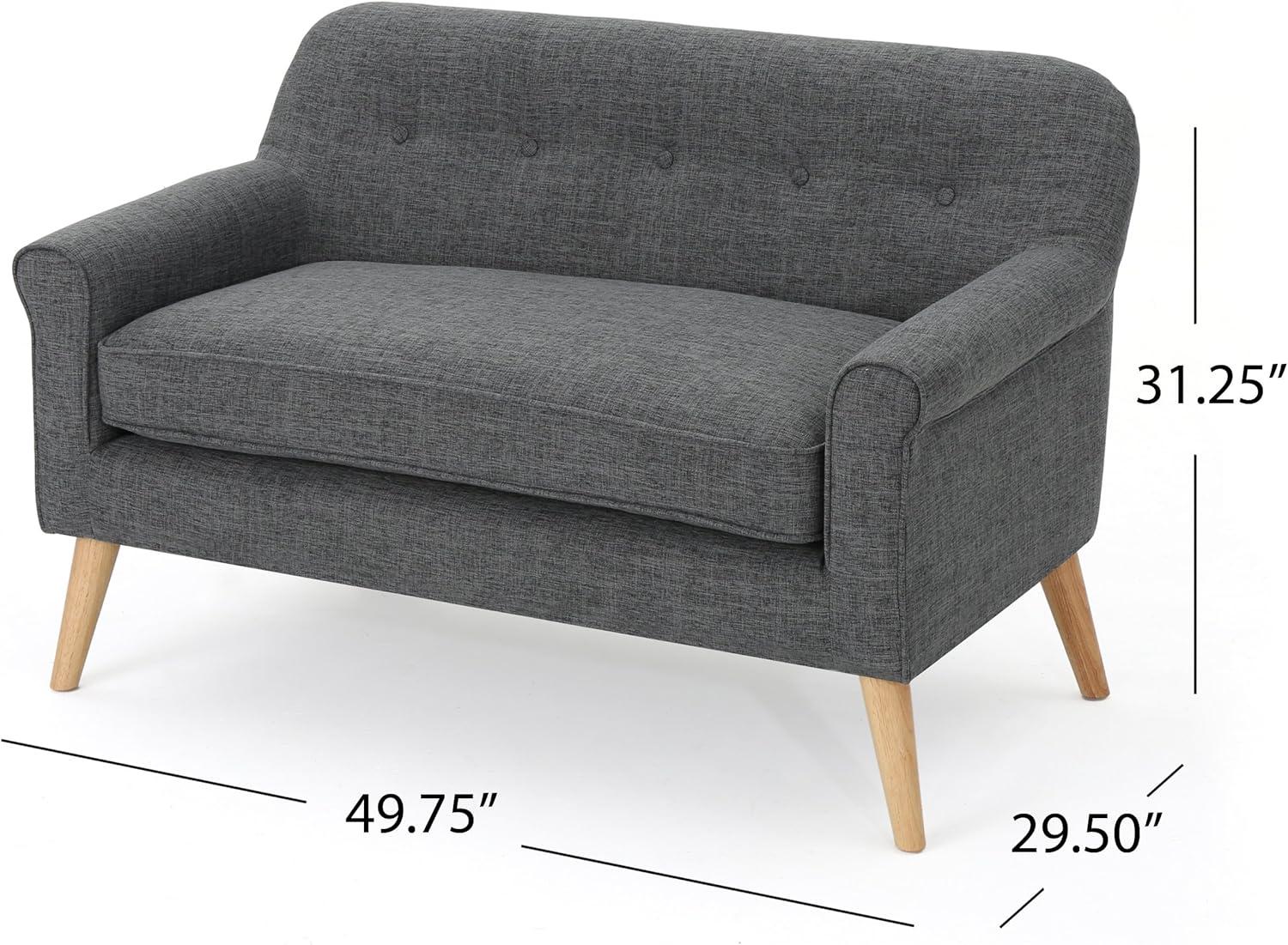 George Oliver Deby 49.75'' Upholstered Loveseat