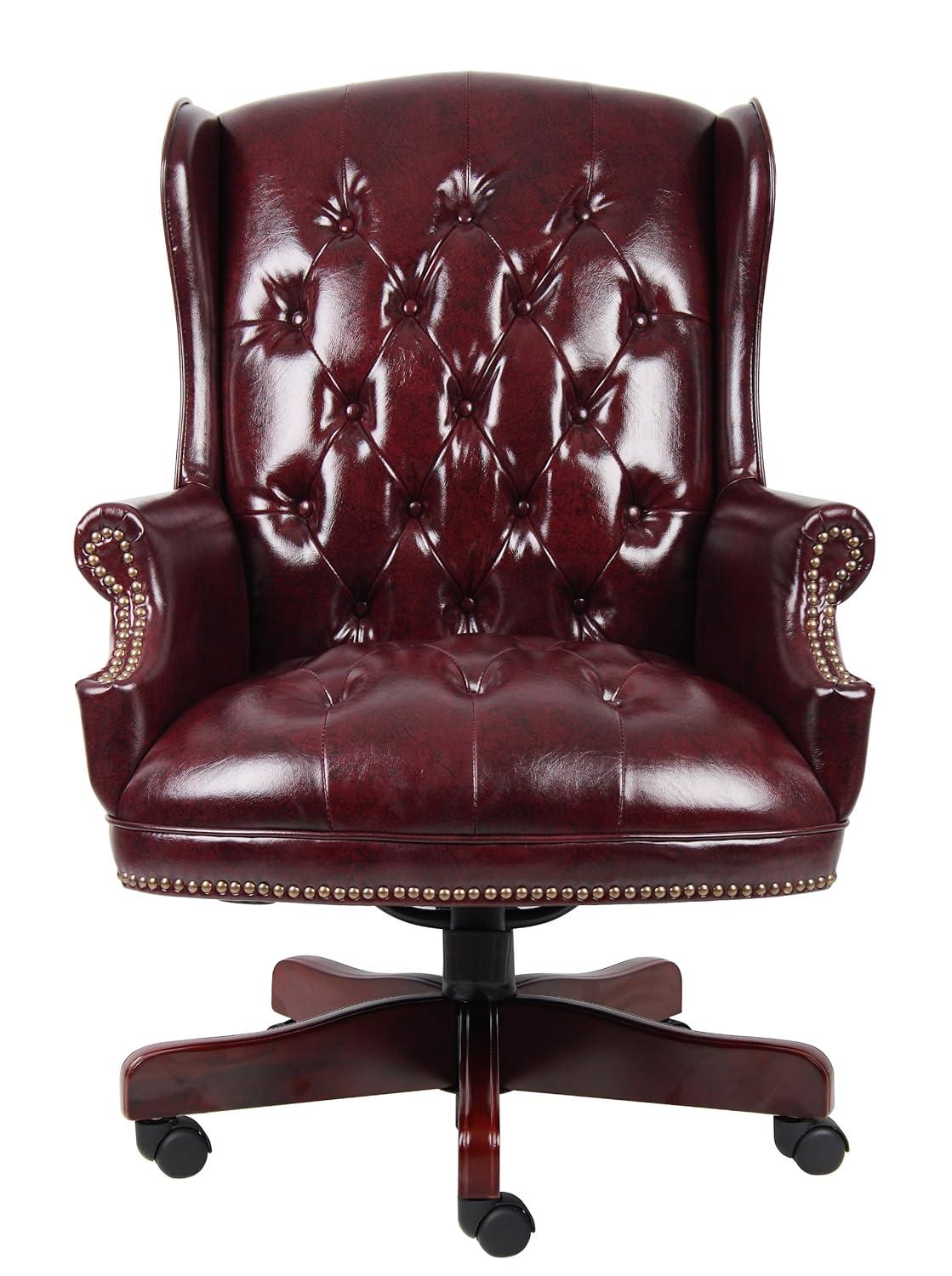 Boss Office Products Traditional Vinyl Executive Chair