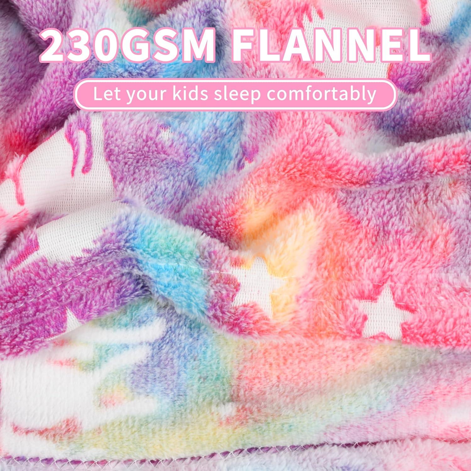 Catalonia Catalonia Glow in The Dark Throw Blanket for Kids