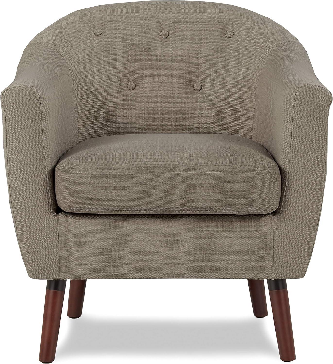 Lexicon Lucille Upholstered Accent Chair in Beige