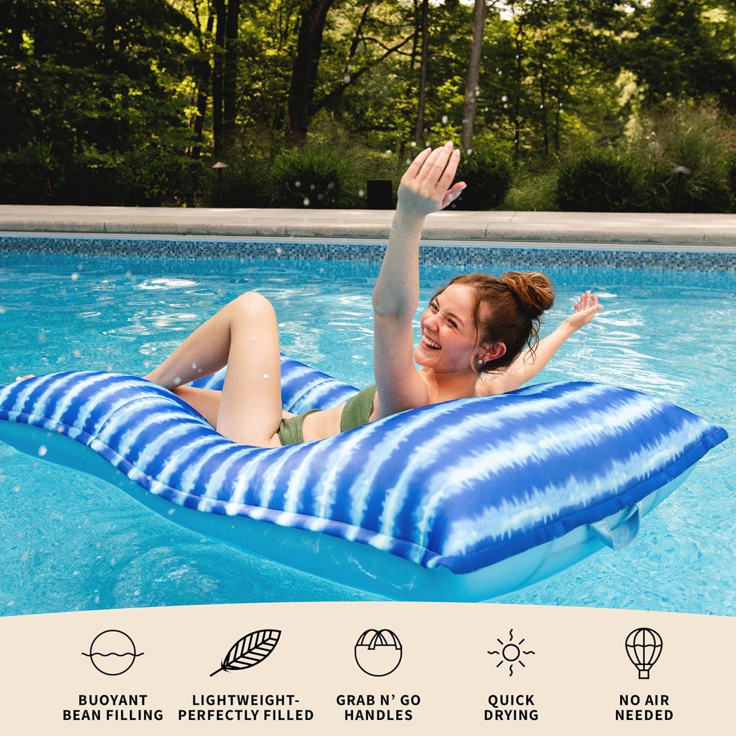 Big Joe Big Joe Lagoon Lounger Pool Float, No Inflation Needed