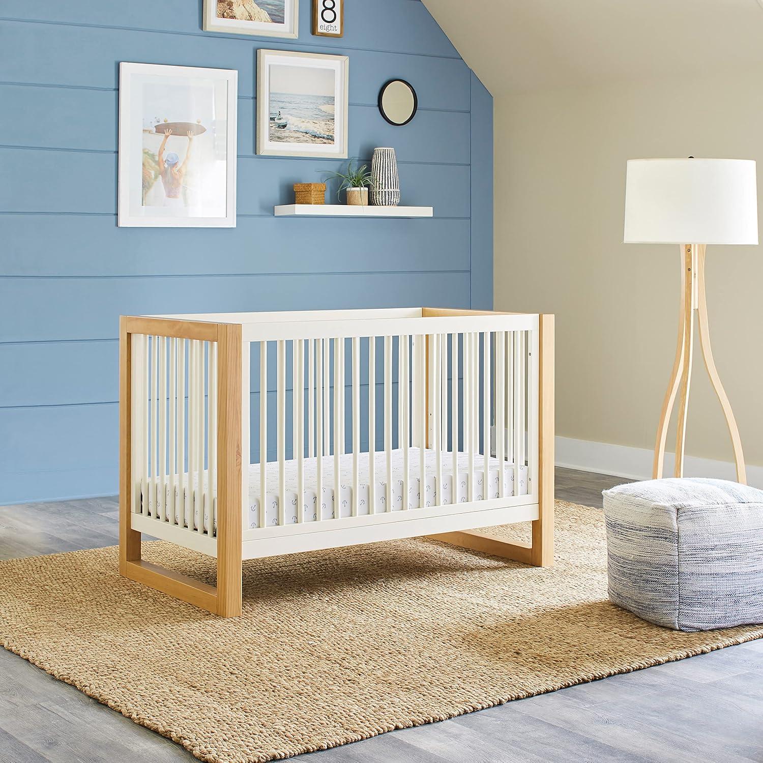 Nantucket 3-In-1 Convertible Crib with Toddler Bed Conversion Kit