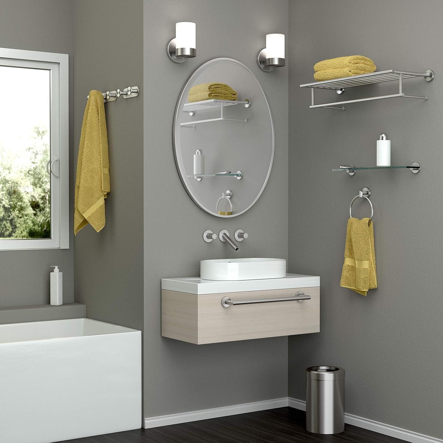 Glam Standard Wall Mount Toilet Paper Holder | Double Post Toilet Paper Holder