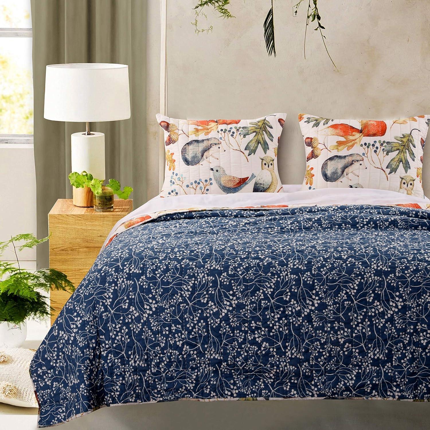 Barefoot Bungalow Willow Reversible Quilt Set