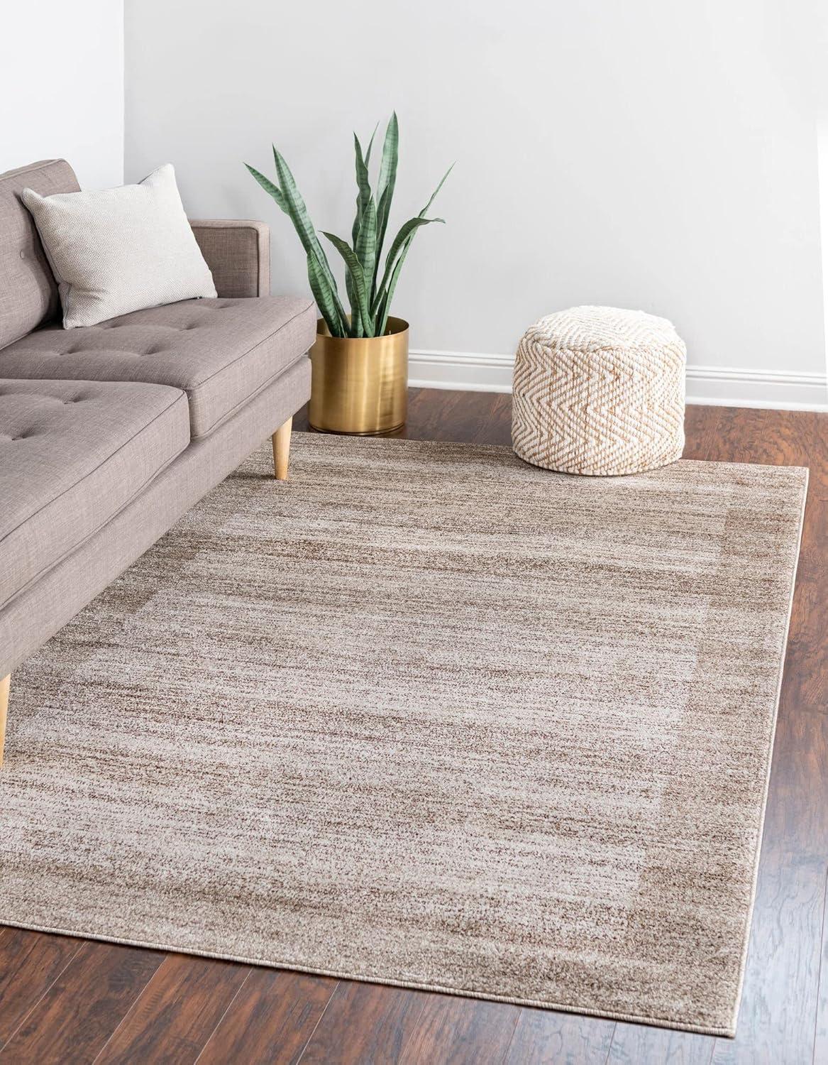 Unique Loom Del Mar Abigail Solid Indoor Woven Area Rug