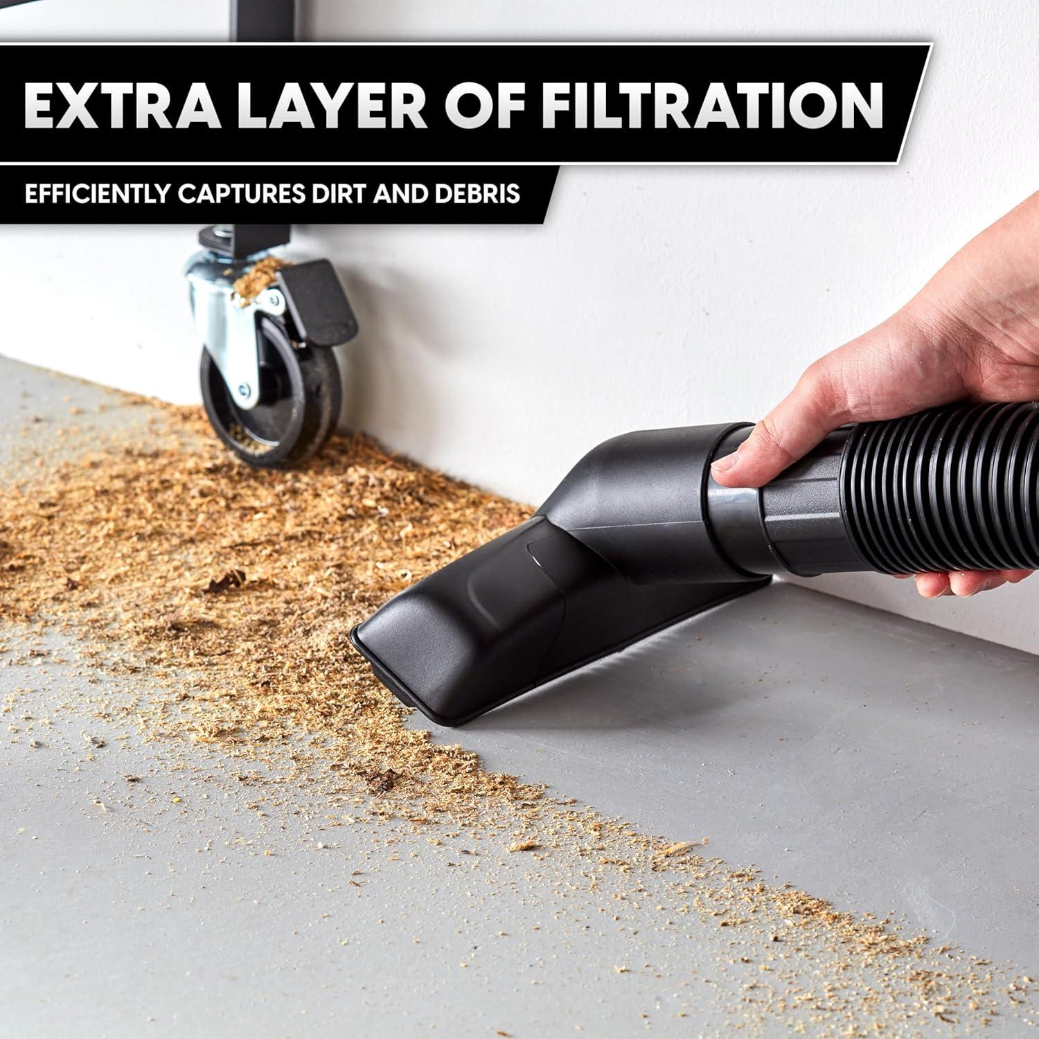 Vacmaster 8-10 Gallon Dust Filter Bags 3 Pack