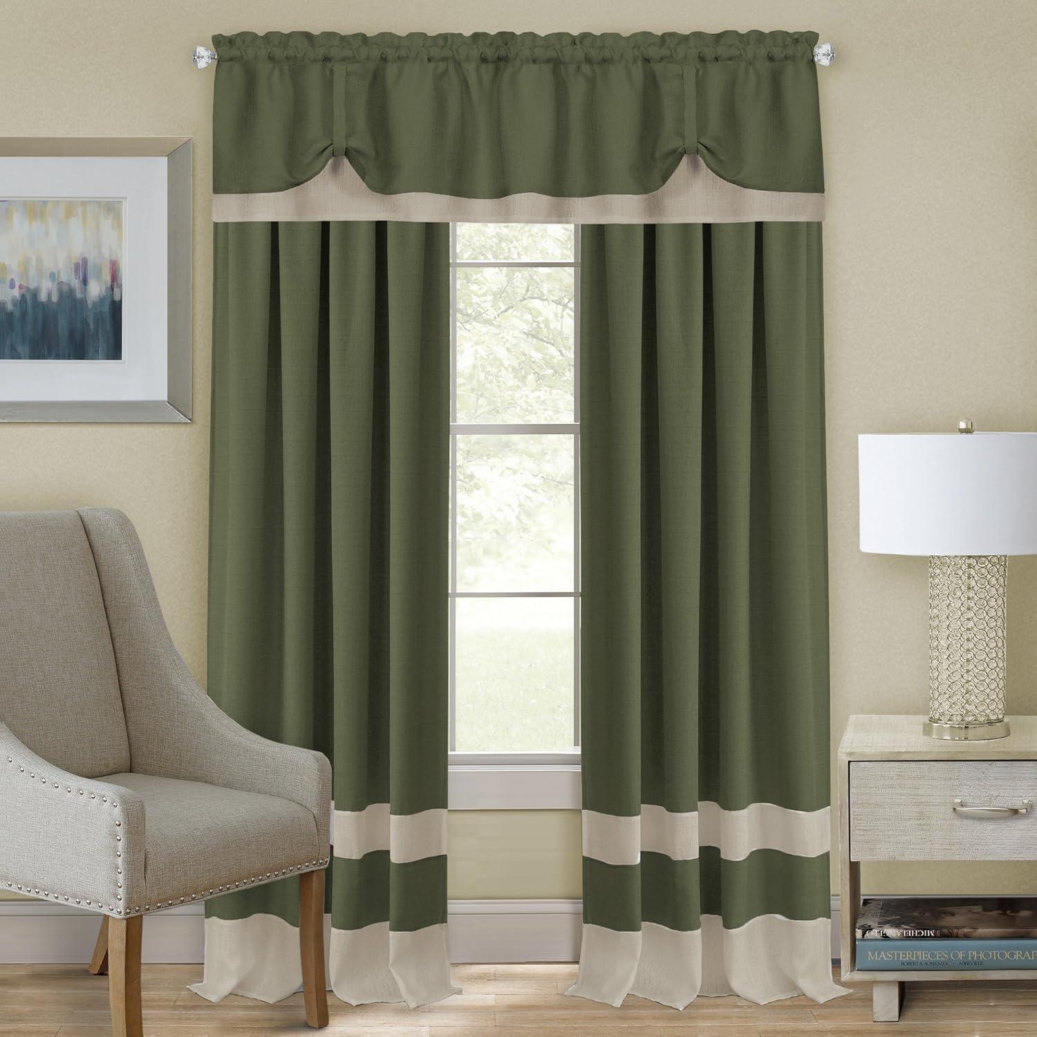 Achim Darcy Rod Pocket Window Curtain Panel