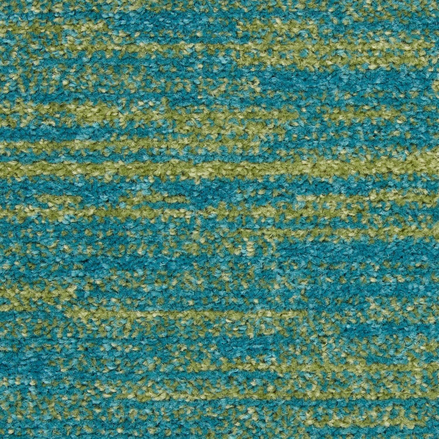 Nourison Nourison Essentials NRE01 Indoor/outdoor Area Rug - Blue Green 5' x 7'