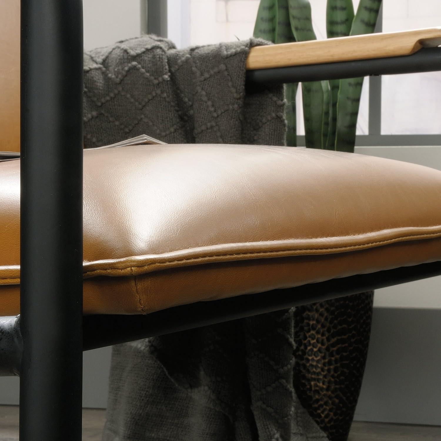 17 Stories Faux Leather Armchair