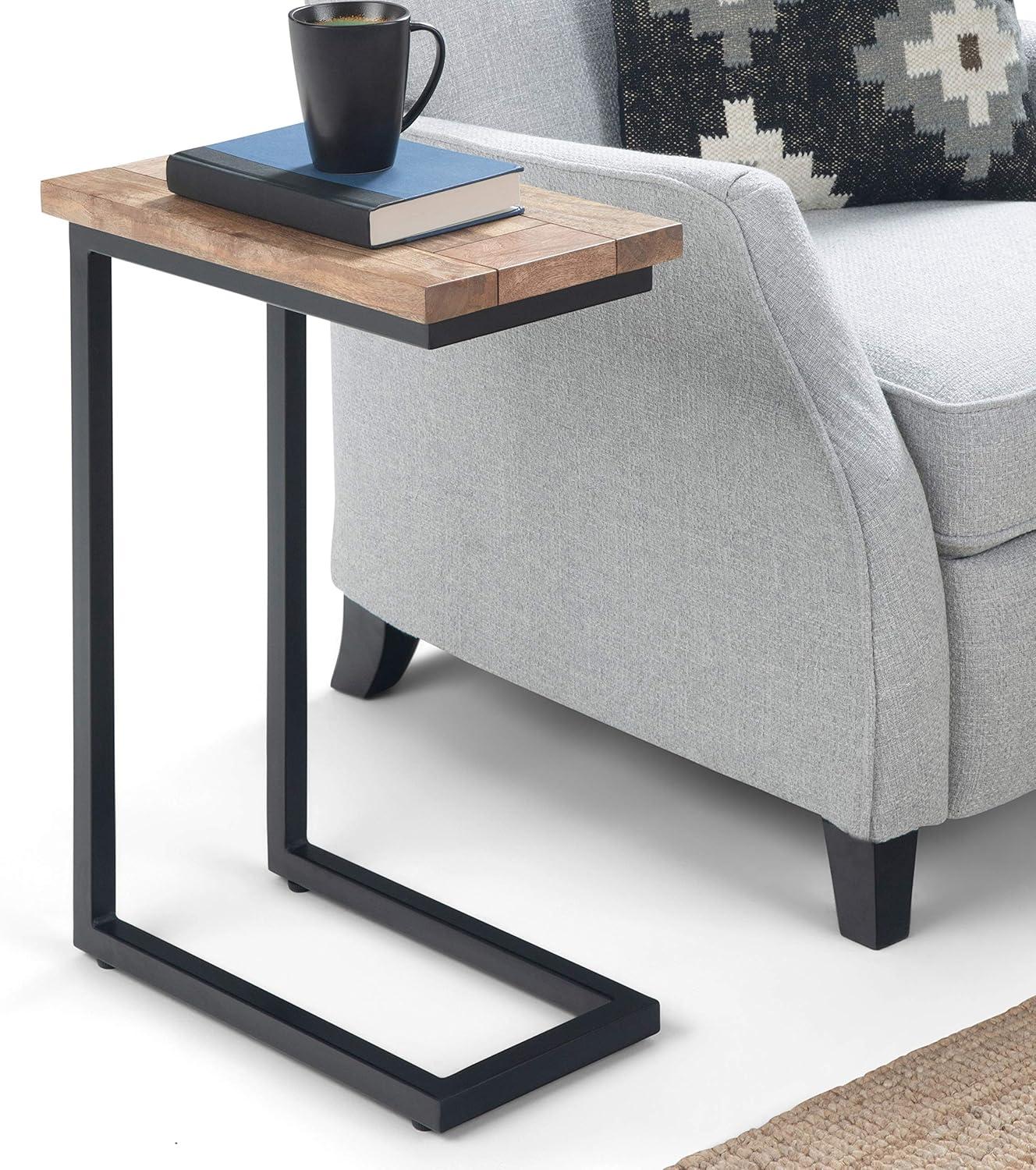 Simpli Home Skyler Solid Mango Wood C Side Table & Reviews | Wayfair