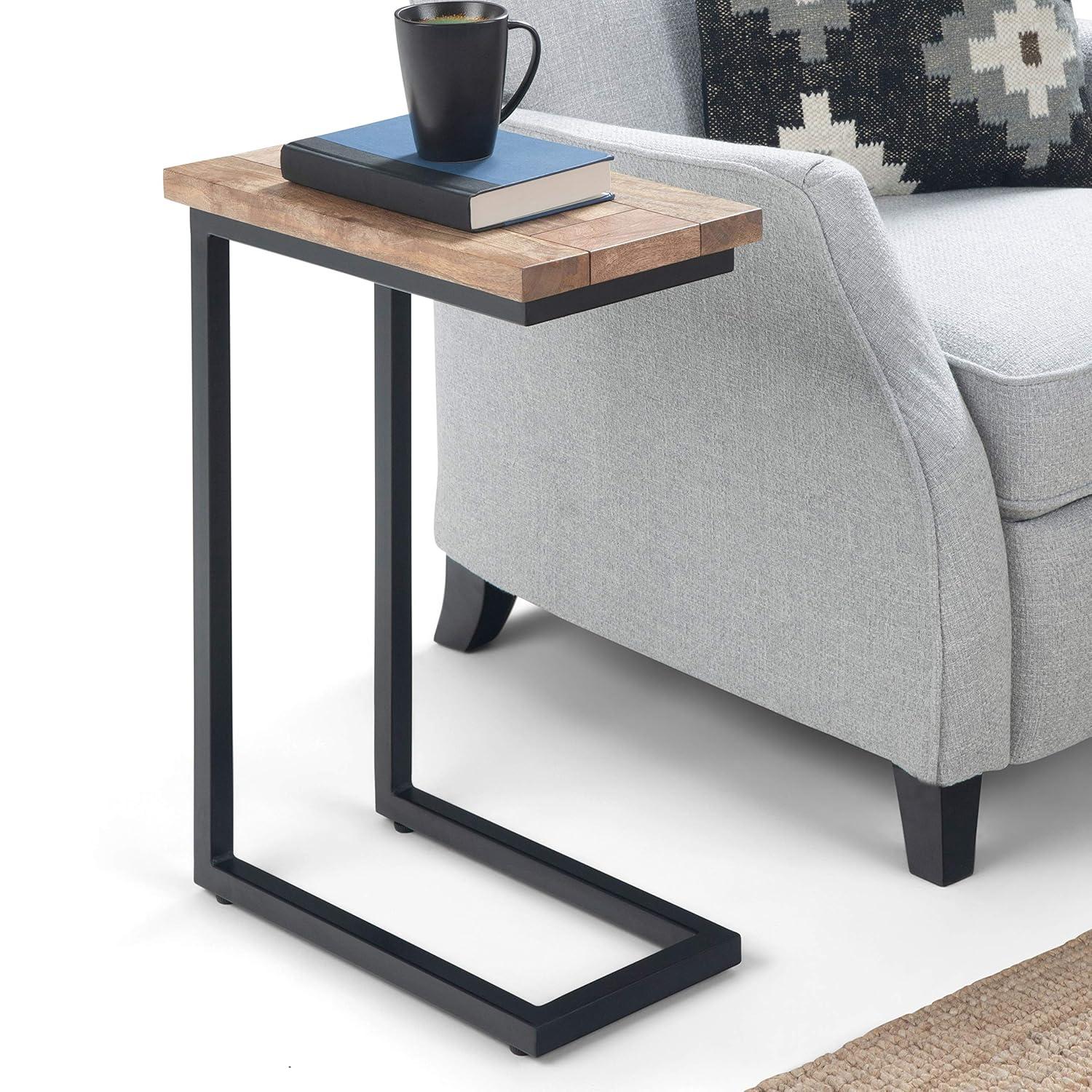Simpli Home Skyler Solid Mango Wood C Side Table & Reviews | Wayfair