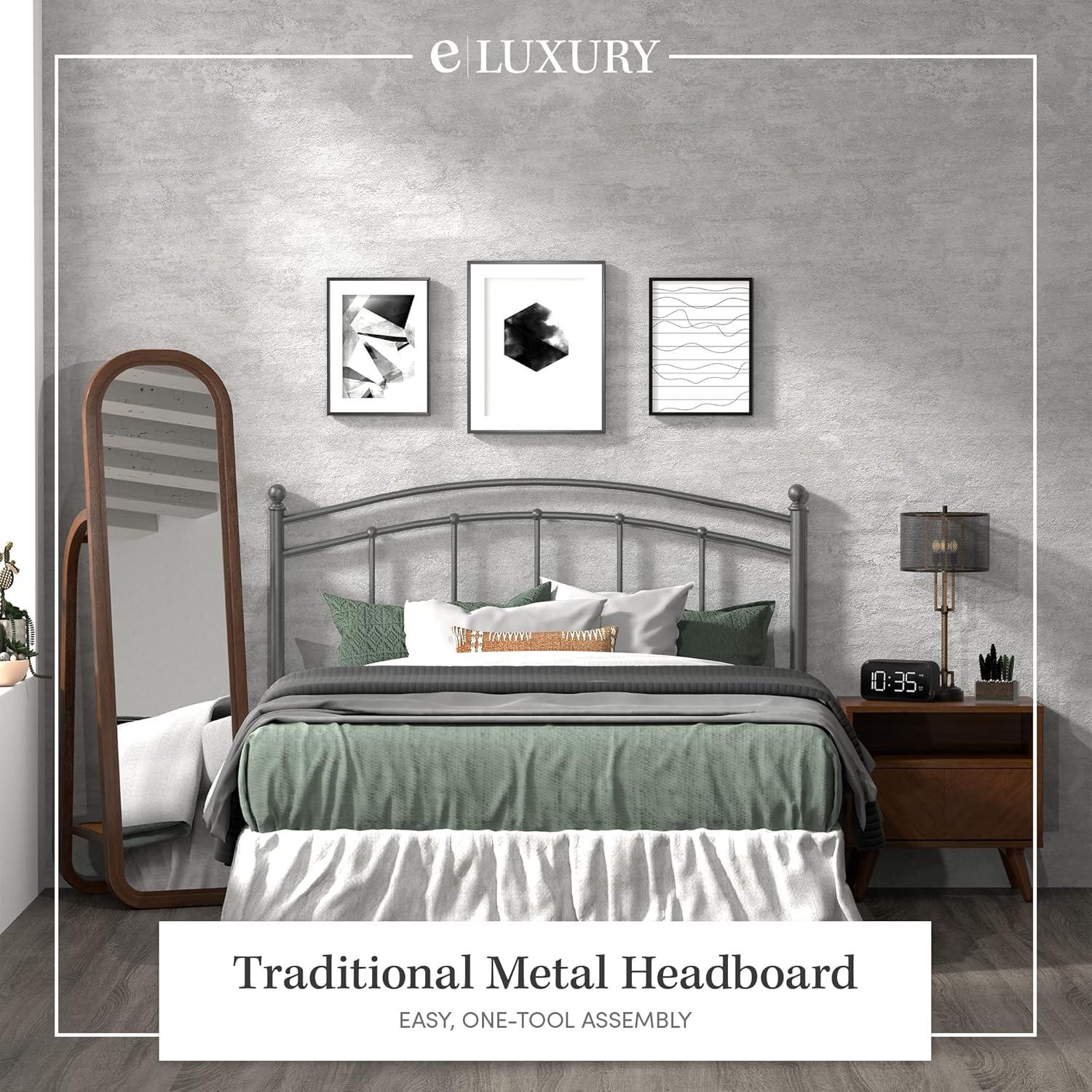 eLuxury Sanford Metal Headboard