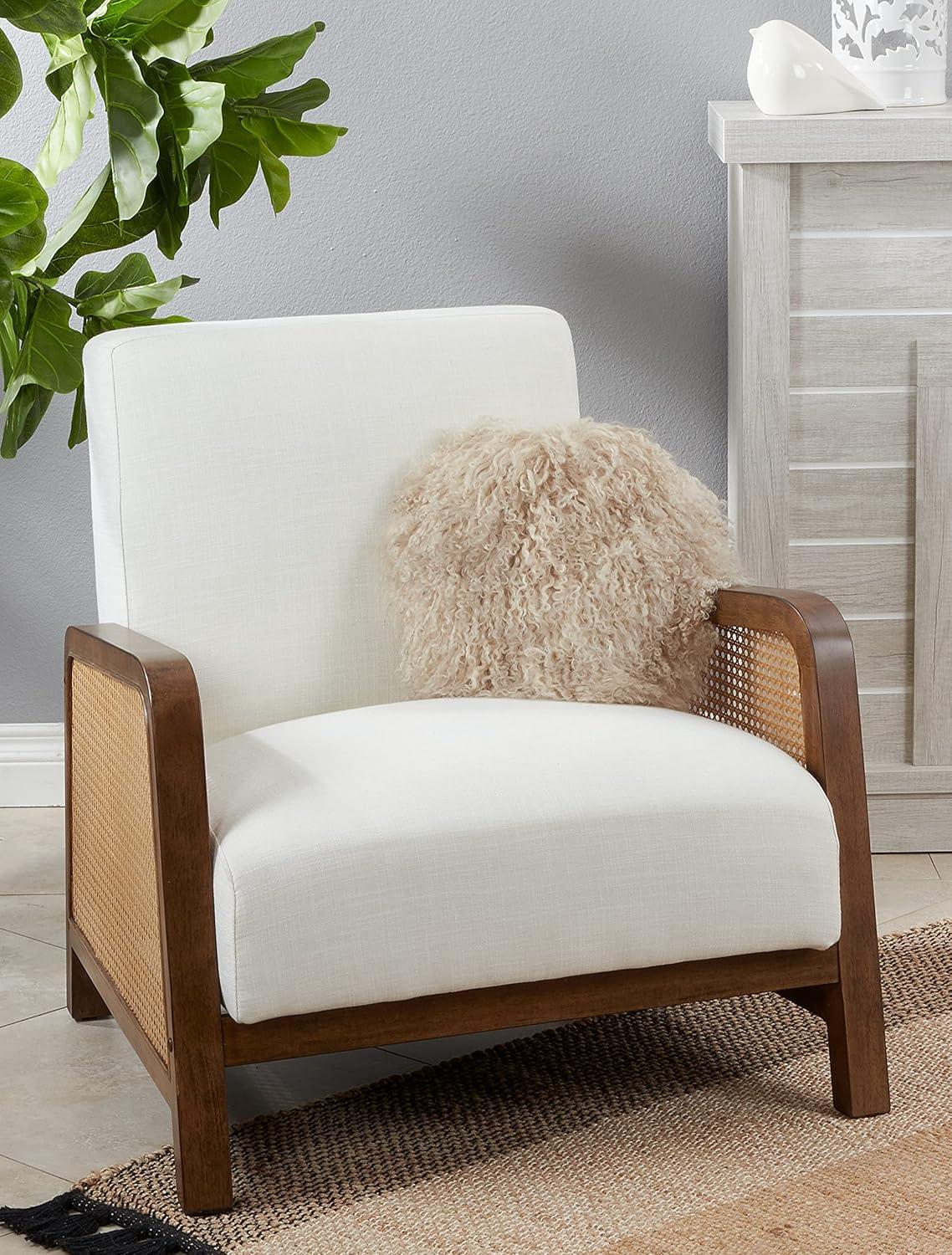 Mongolian Lamb Pillows Lumbar Throw Pillow