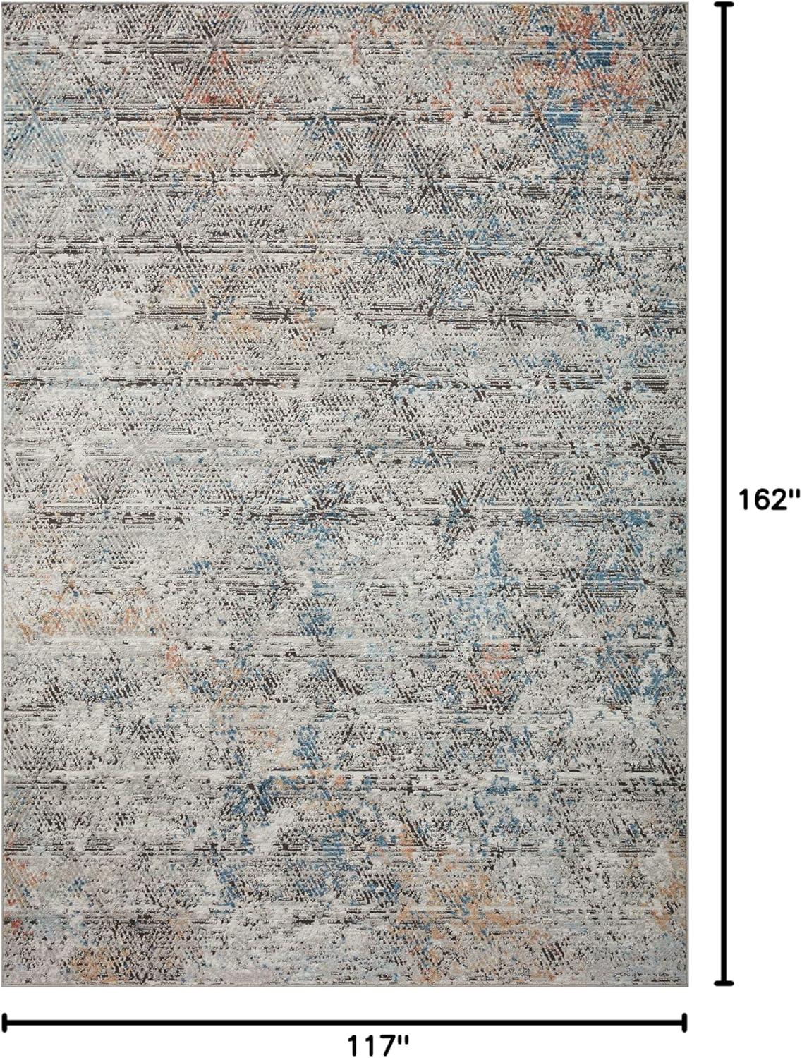 Loloi II Bianca Collection BIA-04 Grey / Multi, Abstract Area Rug 9'-9" x 13'-6"