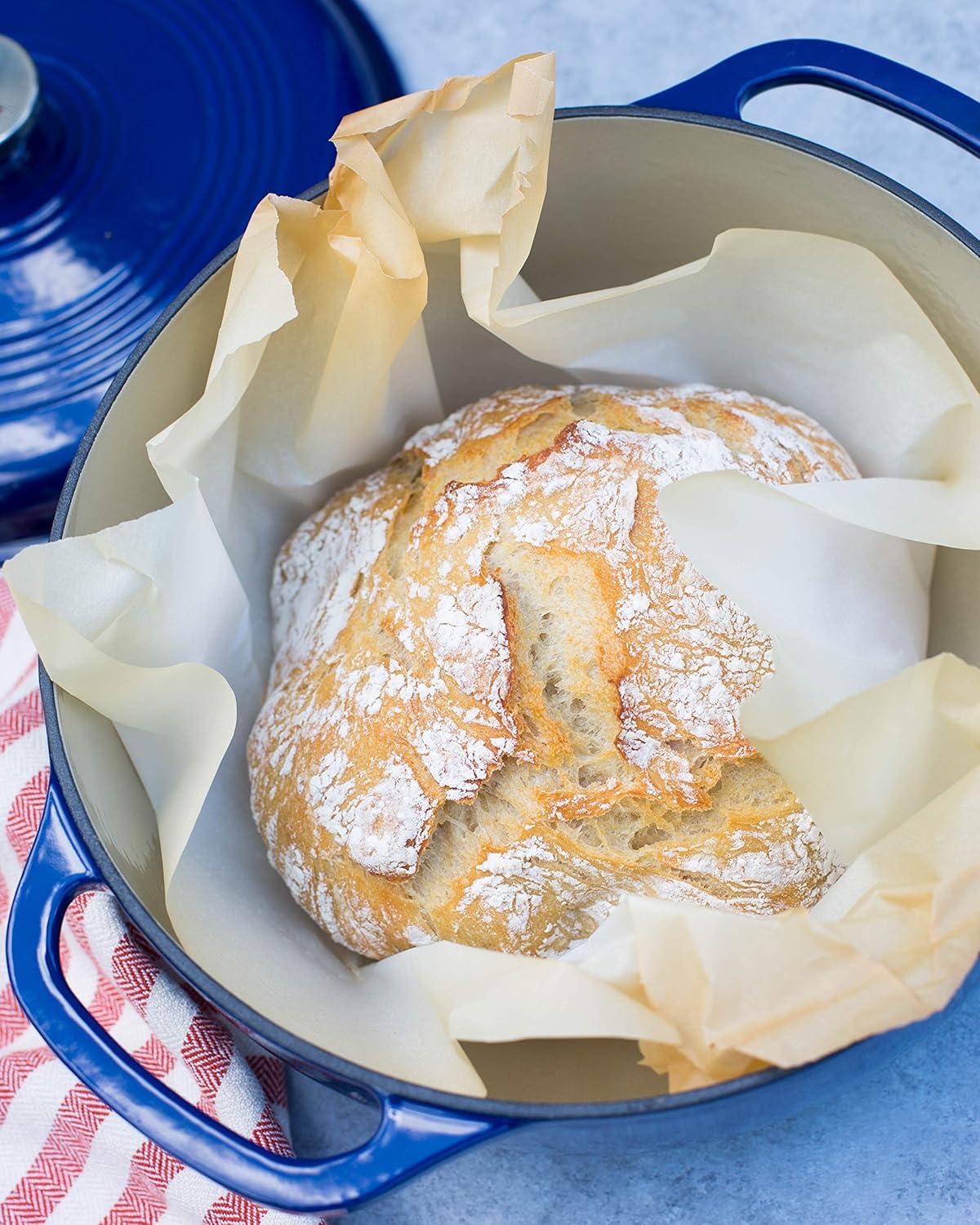 Lodge Cast Iron 6 Quart Enameled Dutch Oven, Indigo